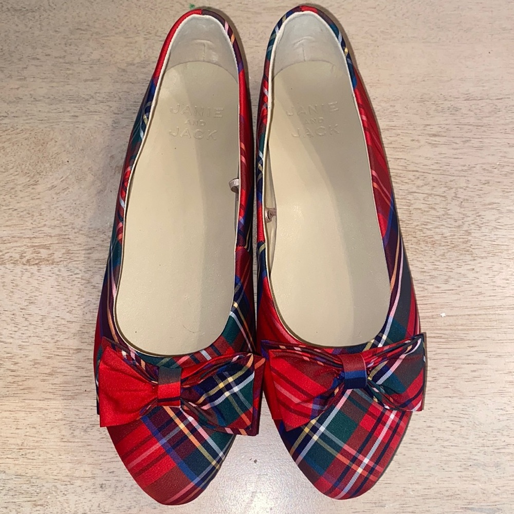 Jamie and Jackie New Plaid Ballet Flats